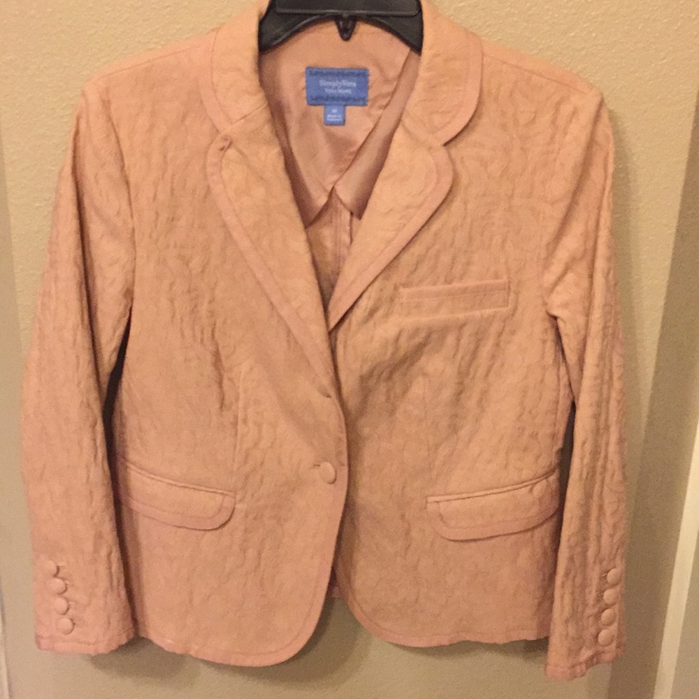 Vera Wang crop blazer